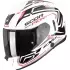 Casque Scorpion Exo-530 Air Slope Blanc Noir Rouge