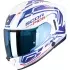 Casque Scorpion Exo-530 Air Slope Blanc Bleu Rouge