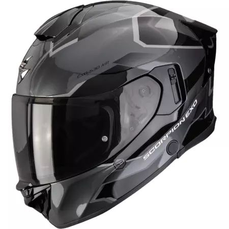 Casque Scorpion Exo-530 Air Clip Argent Noir