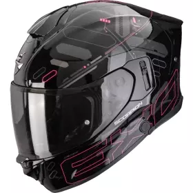 Casque Scorpion Exo-530 Air Fond Noir Rose