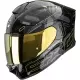 Casque Scorpion Exo-530 Air Fond Noir Jaune