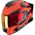 Casque Scorpion Exo-530 Air Clip Rouge Noir Brillant