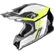 Casque Cross Scorpion VX-16 Evo Air Lignes Noir Jaune Néon