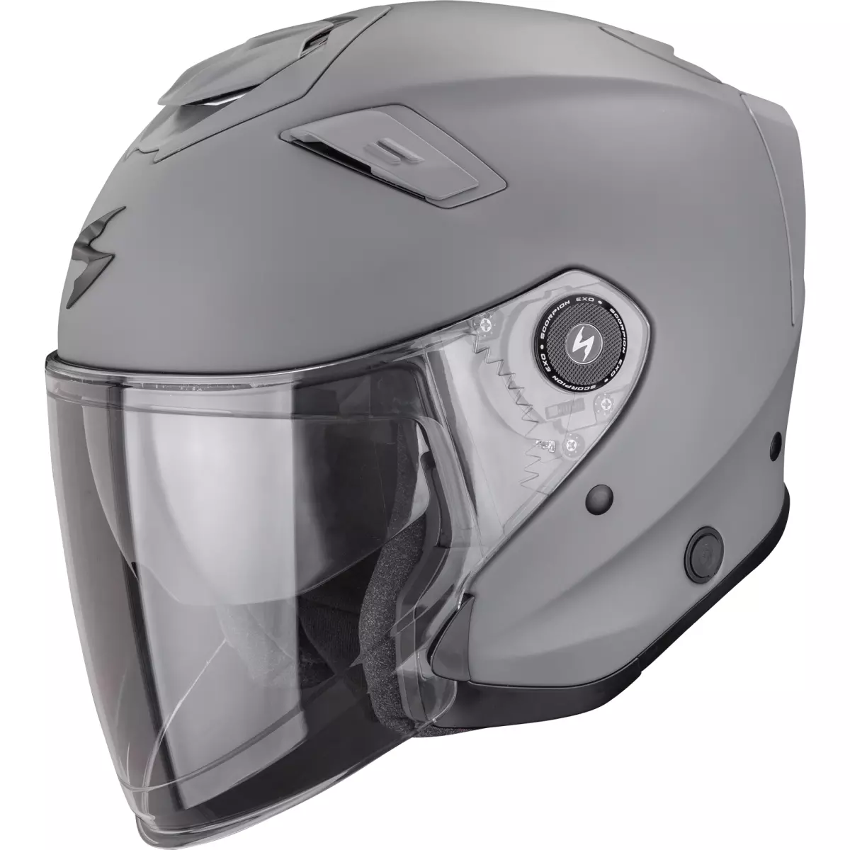 Casque Scorpion Exo-GT Jet Gris Ciment Mat