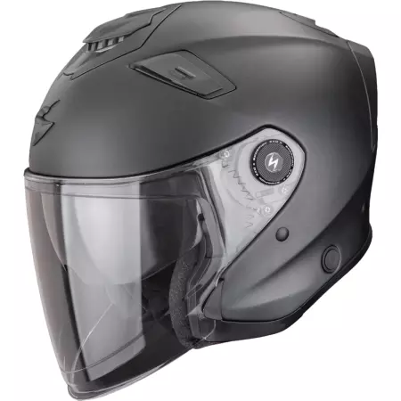 Casque Scorpion Exo-GT Jet Noir Perle Mat - Casque Jet SCORPION