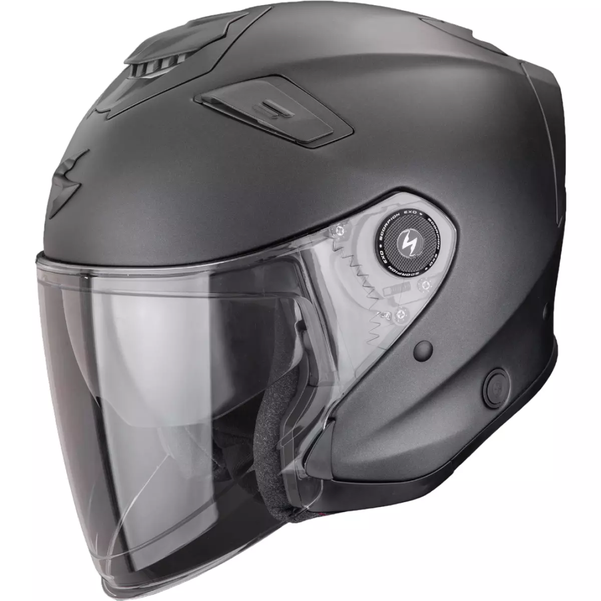 Casque Scorpion Exo-GT Jet Noir Perle Mat