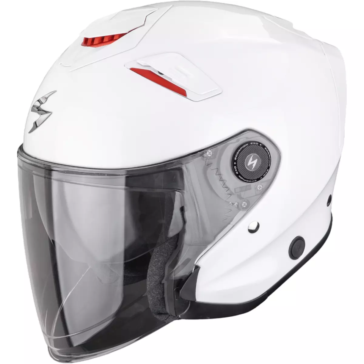 Casque Scorpion Exo-GT Jet Blanc Perle
