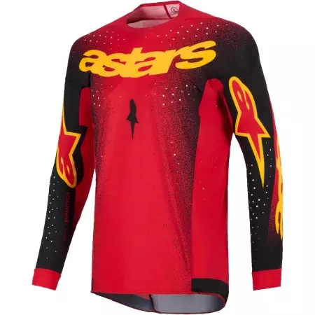 Maillot Cross Alpinestars Supertech Scenz Rouge Noir Jaune