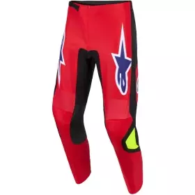 Pantalon Cross Alpinestars Fluid Grid Rouge Noir Violet