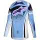 Maillot Cross Femme Alpinestars Stella Techstar Nomur Bleu Clair Blanc Noir