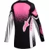 Maillot Cross Femme Alpinestars Stella Techstar Nomur Noir Blanc Fuchsia