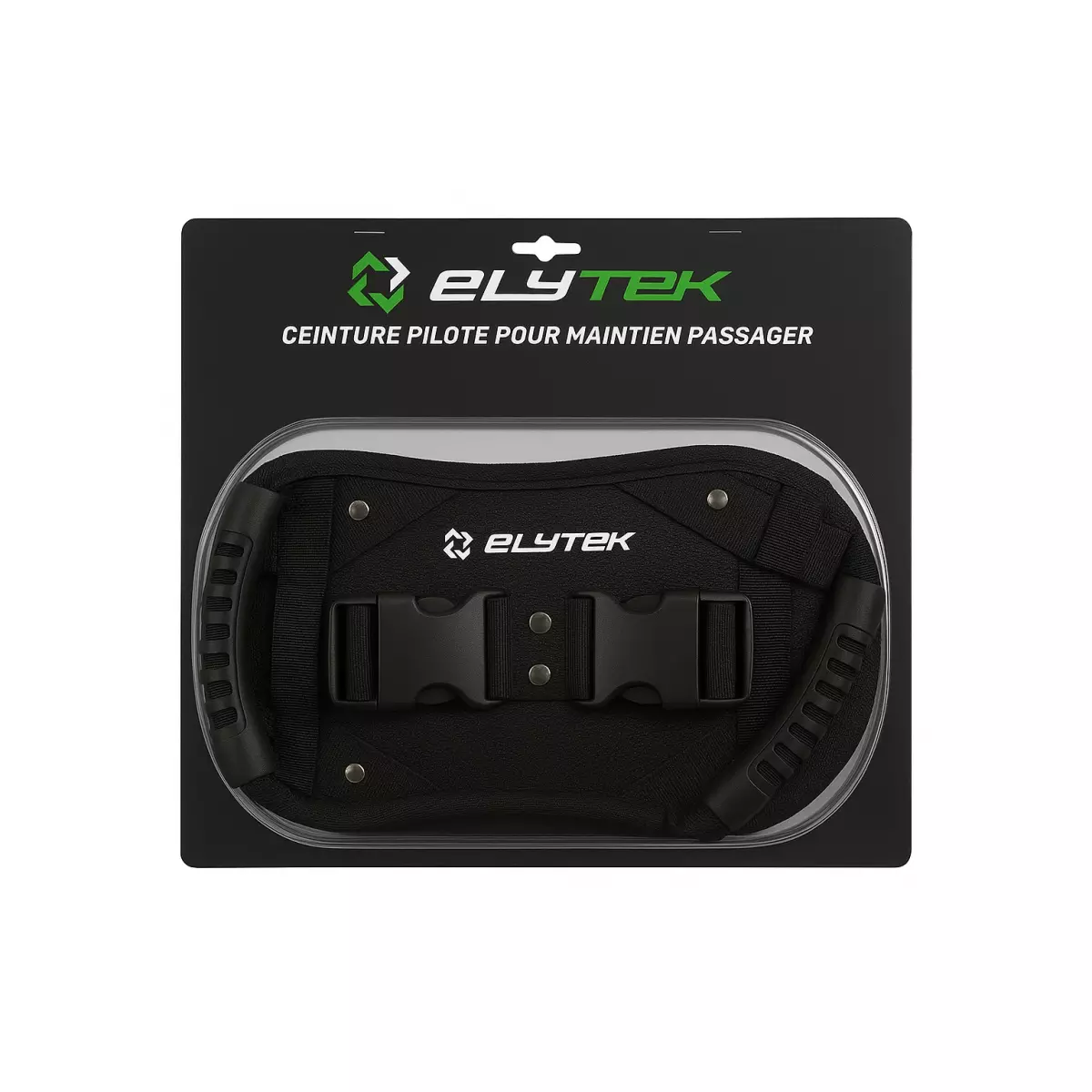 Ceinture Maintien Moto Passager Ely'Tek Noir