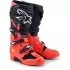 Bottes Cross Alpinestars Tech 7 Noir Rouge Fluo Rose Fluo