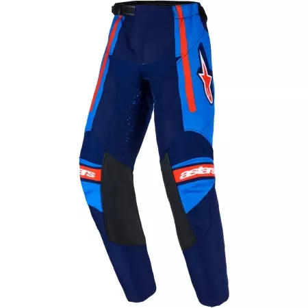Pantalon Cross Enfant Alpinestars Racer Nomur Bleu Foncé Orange