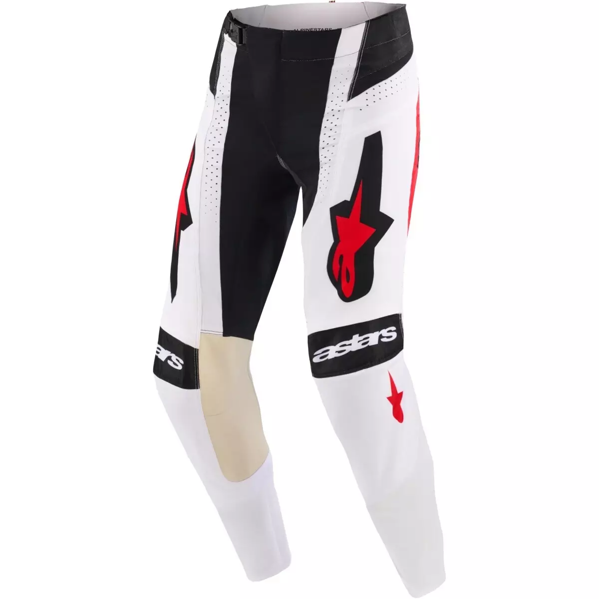 Pantalon Cross Alpinestars Techstar Knif Noir Blanc Rouge