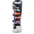 Bottes Cross Alpinestars Tech 7 Noir Gris Clair Orange Fluo Magenta