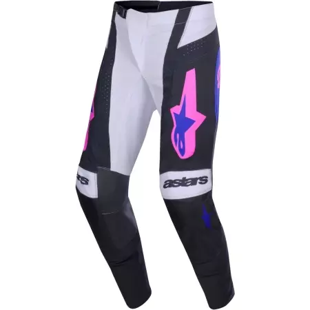 Pantalon Cross Alpinestars Techstar Knif Noir Gris Clair Violet