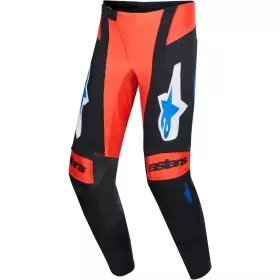Pantalon Cross Alpinestars Techstar Knif Orange Noir Bleu