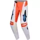 Pantalon Cross Alpinestars Techstar Knif Gris Clair Orange Fluo Noir