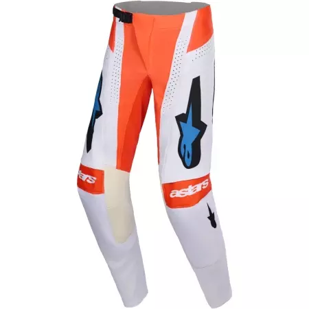 Pantalon Cross Alpinestars Techstar Knif Gris Clair Orange Fluo Noir