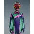 Maillot Cross Alpinestars Techstar Nomur Violet Vert Rose Fluo