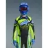 Maillot Cross Alpinestars Techstar Nomur Bleu Foncé Jaune Fluo