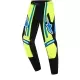 Pantalon Cross Enfant Alpinestars Supertech Nomur Bleu Foncé Jaune Fluo