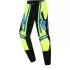 Pantalon Cross Enfant Alpinestars Supertech Nomur Bleu Foncé Jaune Fluo