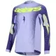 Maillot Cross Alpinestars Supertech Scenz Violet Jaune Fluo