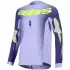 Maillot Cross Alpinestars Supertech Scenz Violet Jaune Fluo