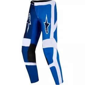 Pantalon Cross Enfant Alpinestars Fluid Portl Bleu Blanc