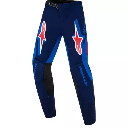 Pantalon Cross Enfant Alpinestars Supertech Vista Navy Foncé Hot Coral Cobalt