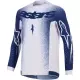 Maillot Cross Alpinestars Supertech Scenz Gris Clair Bleu Foncé