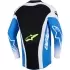 Maillot Cross Alpinestars Techstar Knif Bleu Noir Jaune Fluo