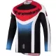 Maillot Cross Alpinestars Techstar Knif Noir Blanc Rouge
