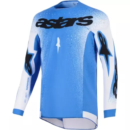 Maillot Cross Alpinestars Supertech Scenz Ucla Bleu Blanc