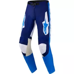 Pantalon Cross Alpinestars Racer Riway Bleu Ucla Blanc
