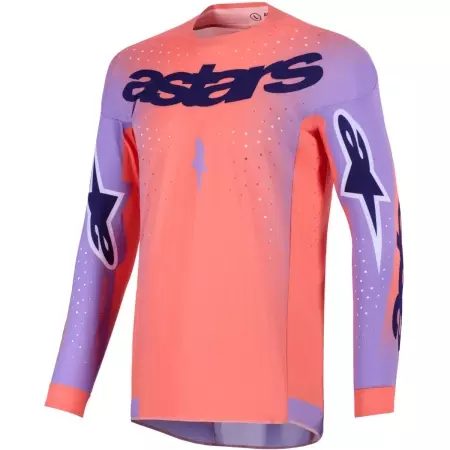 Maillot Cross Alpinestars Supertech Scenz Corail Violet
