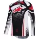 Maillot Cross Alpinestars Techstar Nomur Noir Blanc Rouge