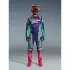 Maillot Cross Alpinestars Techstar Nomur Violet Vert Rose Fluo