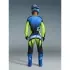 Maillot Cross Alpinestars Techstar Nomur Bleu Foncé Jaune Fluo