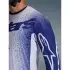 Maillot Cross Alpinestars Supertech Scenz Gris Clair Bleu Foncé
