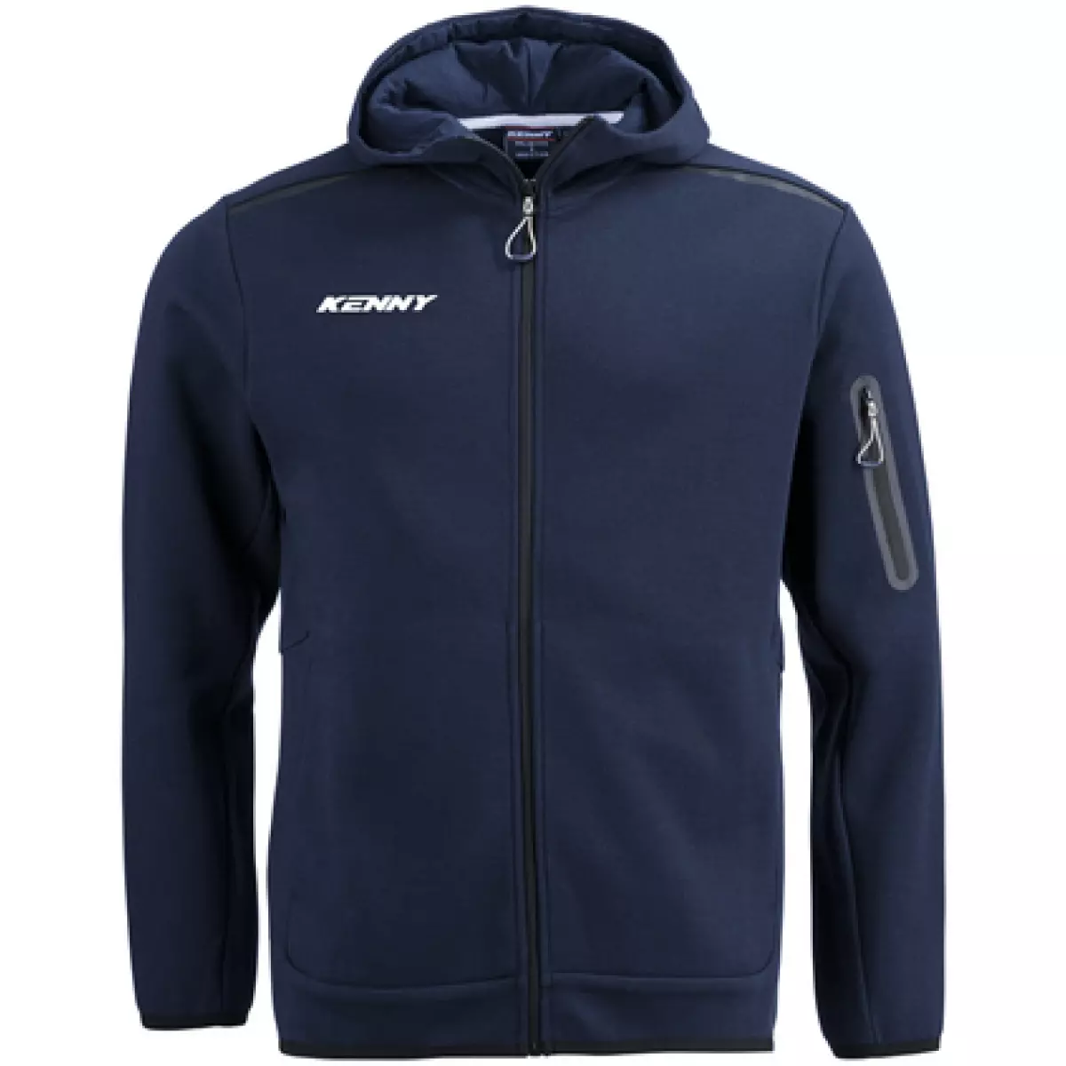 Sweat Zippé Kenny Core Bleu
