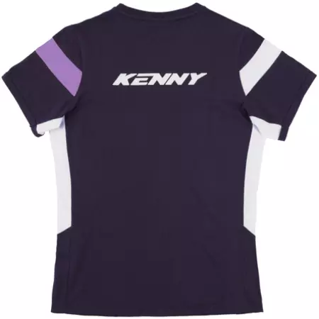 T-Shirt Femme Kenny Racing Violet Noir Blanc