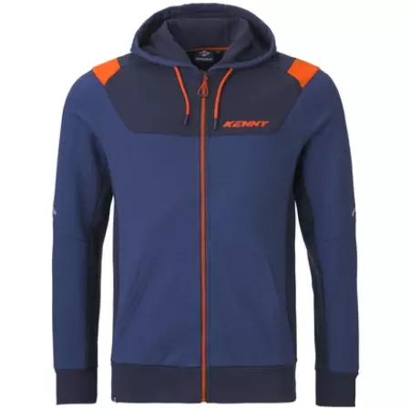 Sweat Zippé Kenny Paddock Bleu