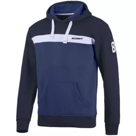 Sweat À Capuche Kenny College Bleu