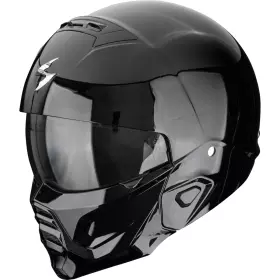 Casque Scorpion Exo-Combat II Solid Noir Brillant