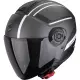 Casque Scorpion Exo-City II Cosmos Noir Argent Blanc Mat
