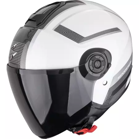 Casque Scorpion Exo-City II Cosmos Blanc Perle Argent - Casque Jet SCORPION