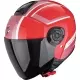 Casque Scorpion Exo-City II Cosmos Rouge Argent